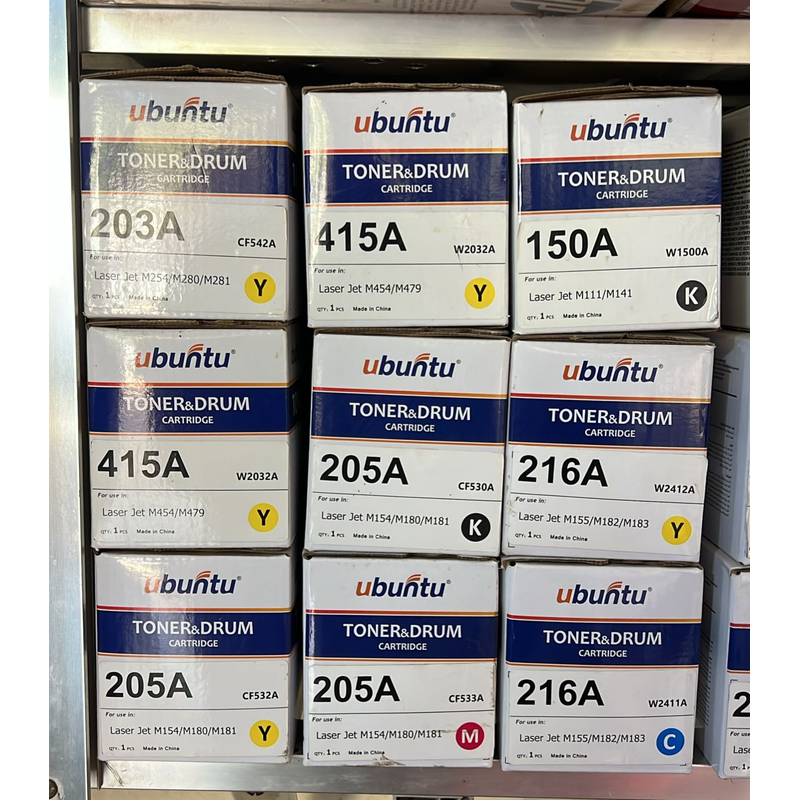 Cartouches de toner ubuntu