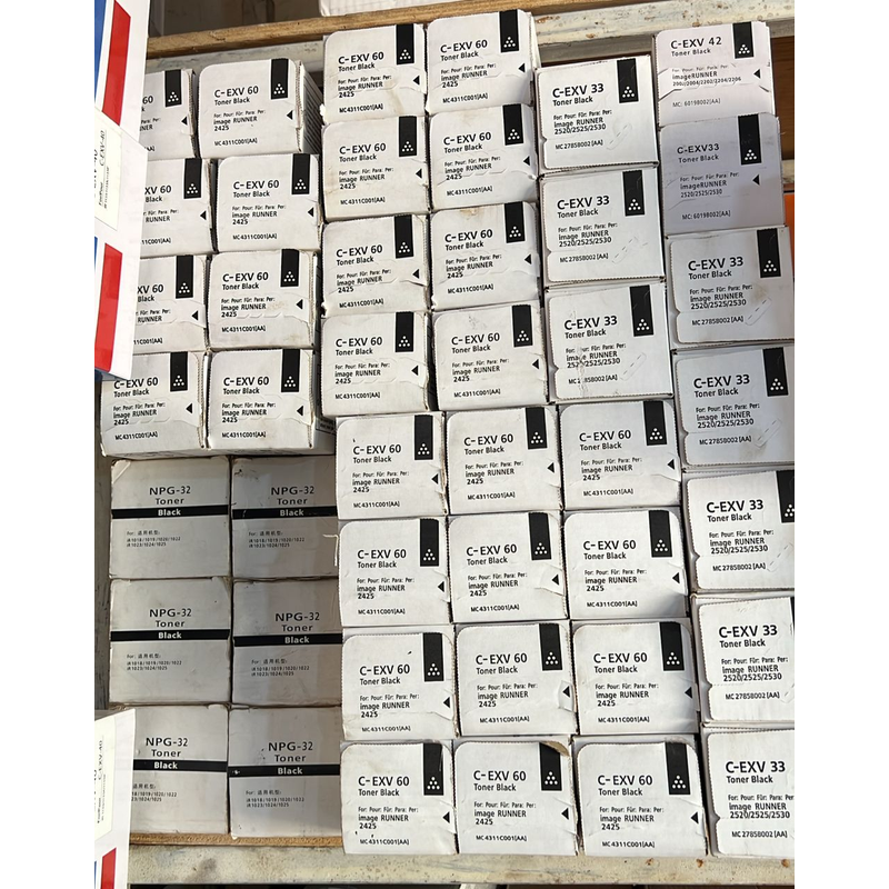 cartouches de toner noir Canon C-EXV 60 et C-EXV 33