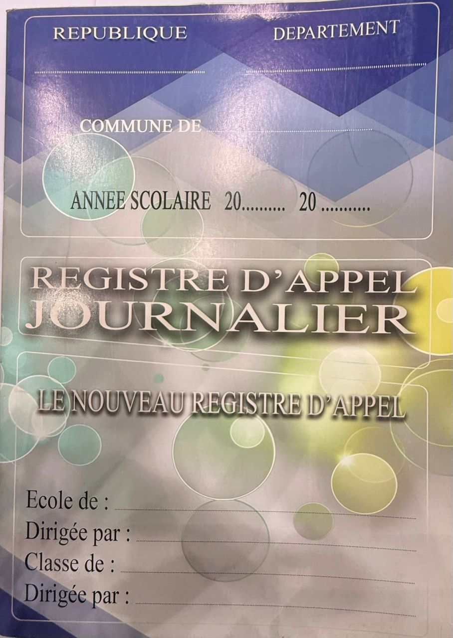 Registre d’appel journalier