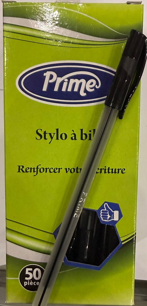 Paquet de stylo noir Primé