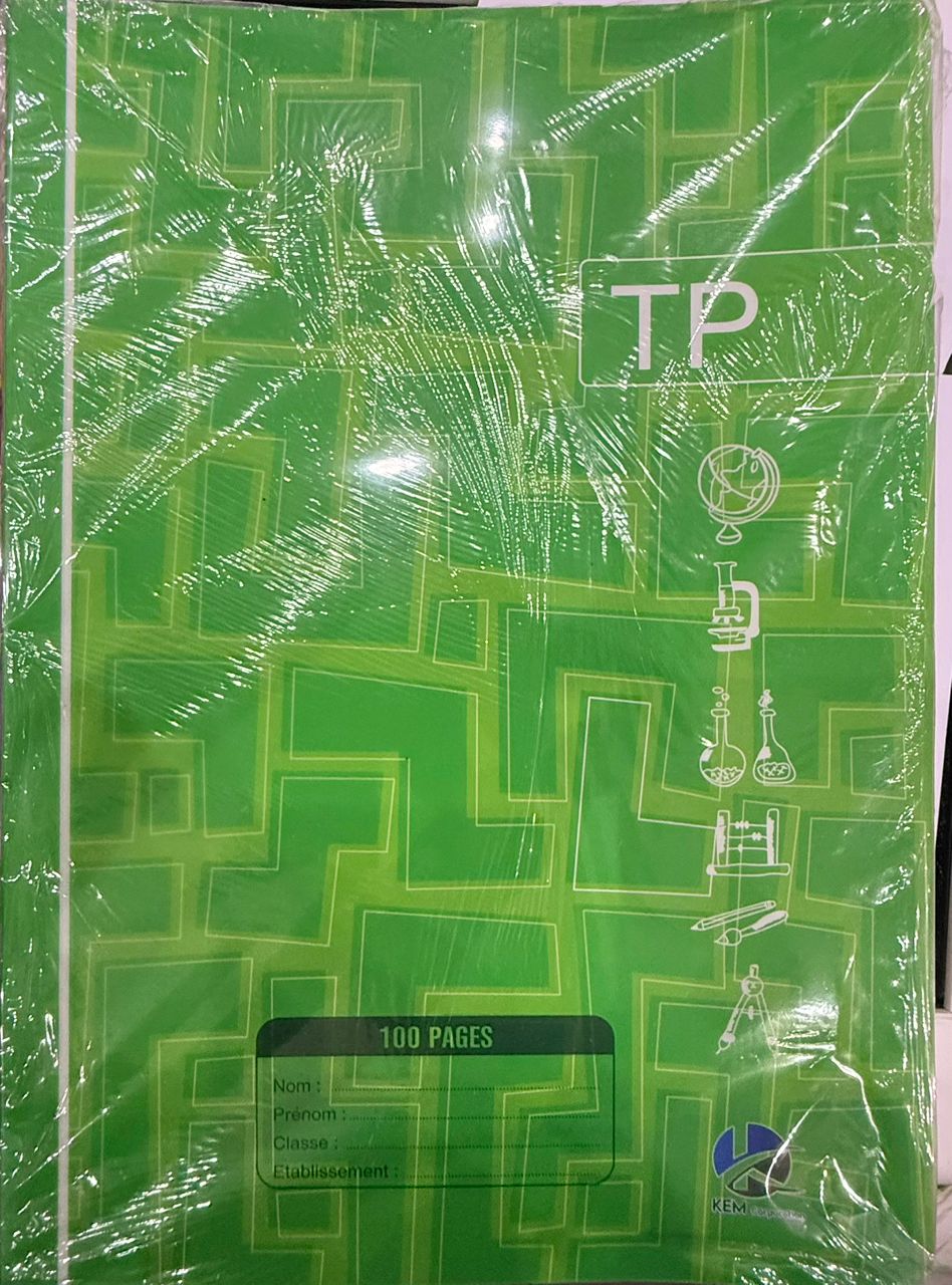 TP 100 pages plastiques